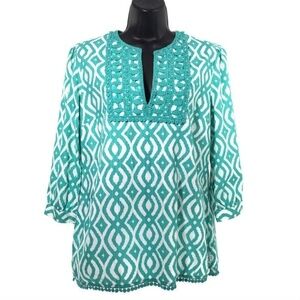 Vineyard Vines Top Embroidered‎ Printed Cotton